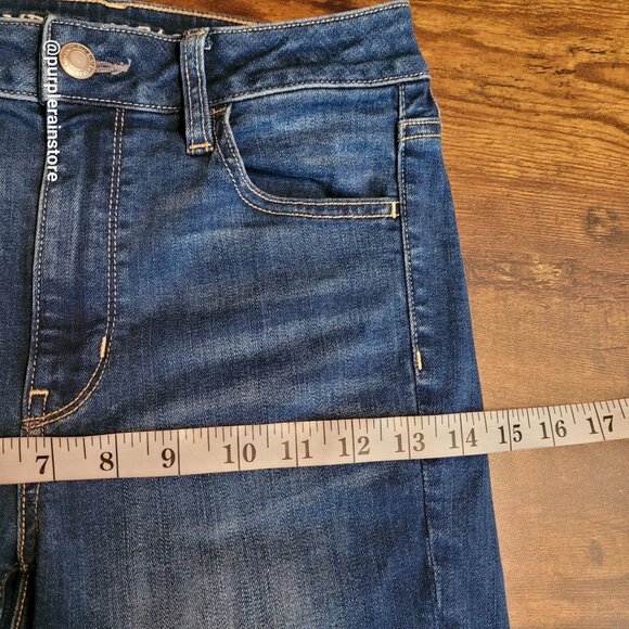 American Eagle Jeans 2 S Jegging Super Hi Rise Super Stretch Medium Dark Wash - Picture 8 of 12